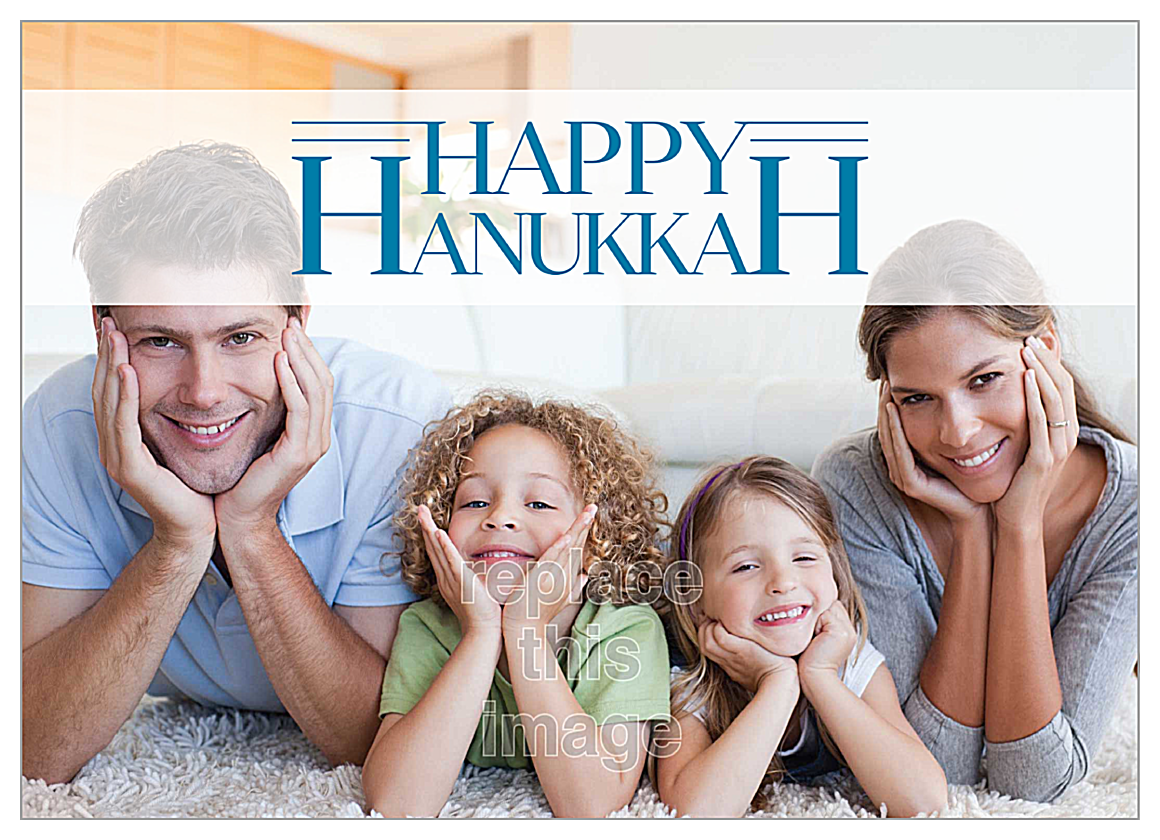 Hanukkah Time front - Invitation Cards Maker