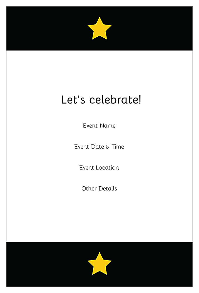 Universe Boy back - Invitation Cards Maker