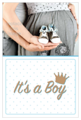 Baby Shoes - invitation-cards Maker