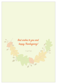 Leaves of fall - invitation-cards Maker