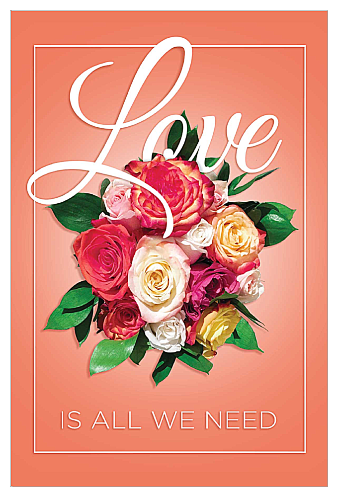 Love Is All We Need front - Invitation Cards Maker
