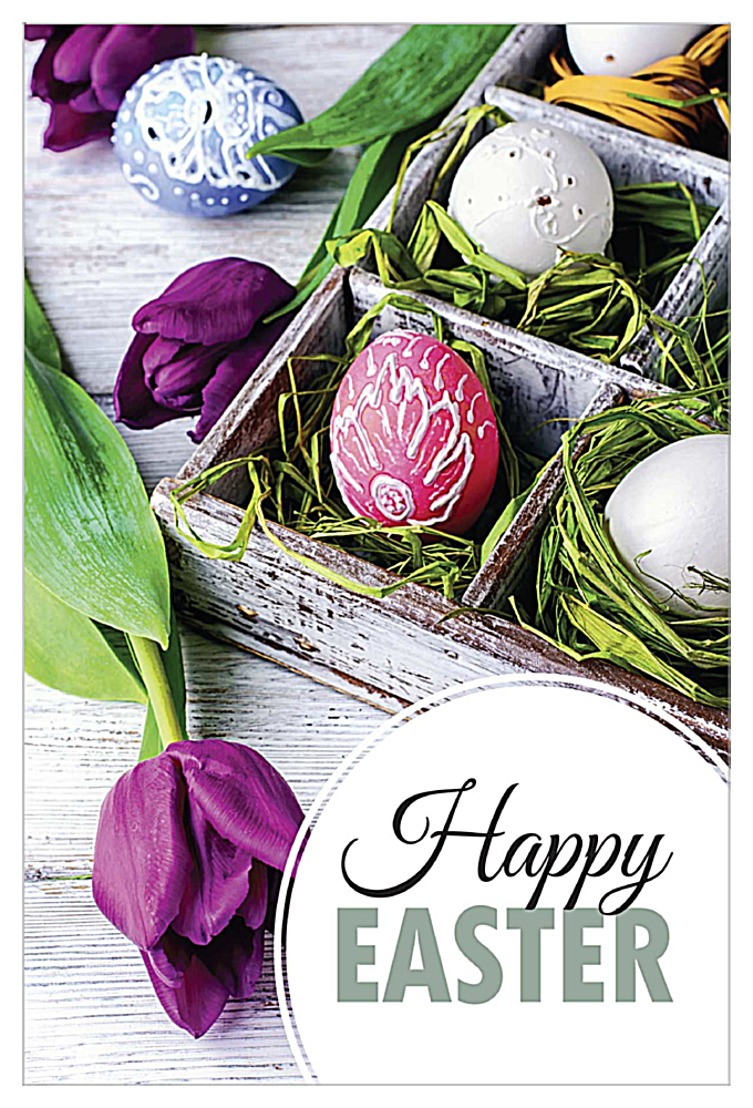 Tulips for Easter front - Invitation Cards Maker