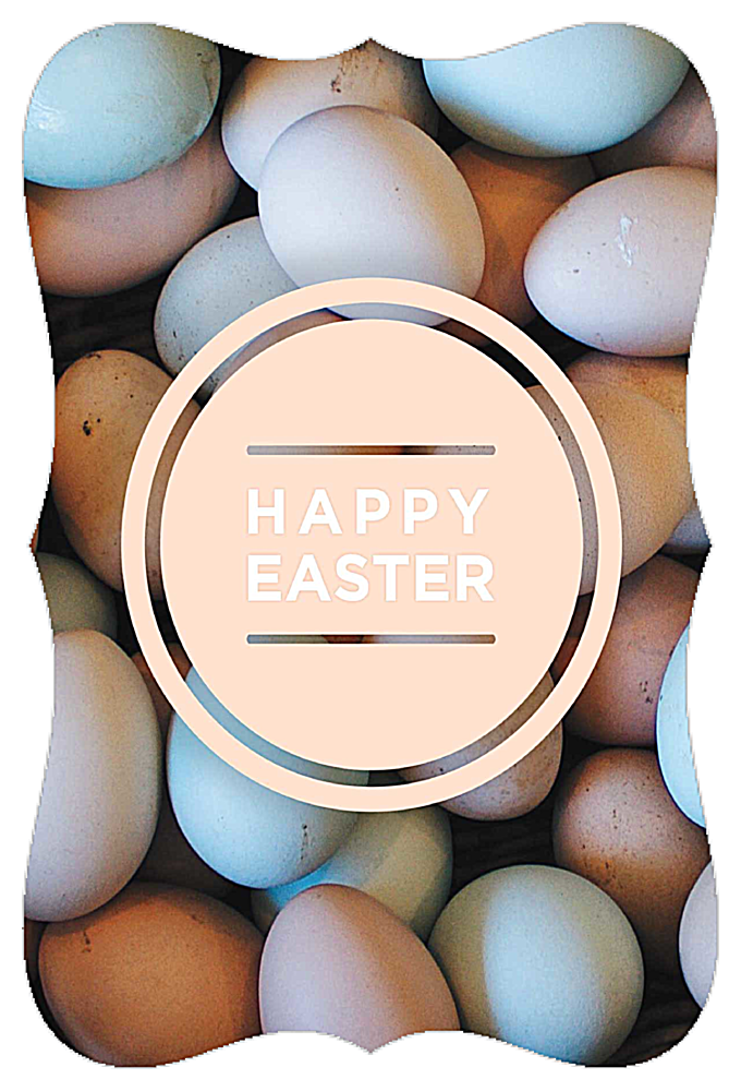 Easter Eggs front - Invitation Cards Maker