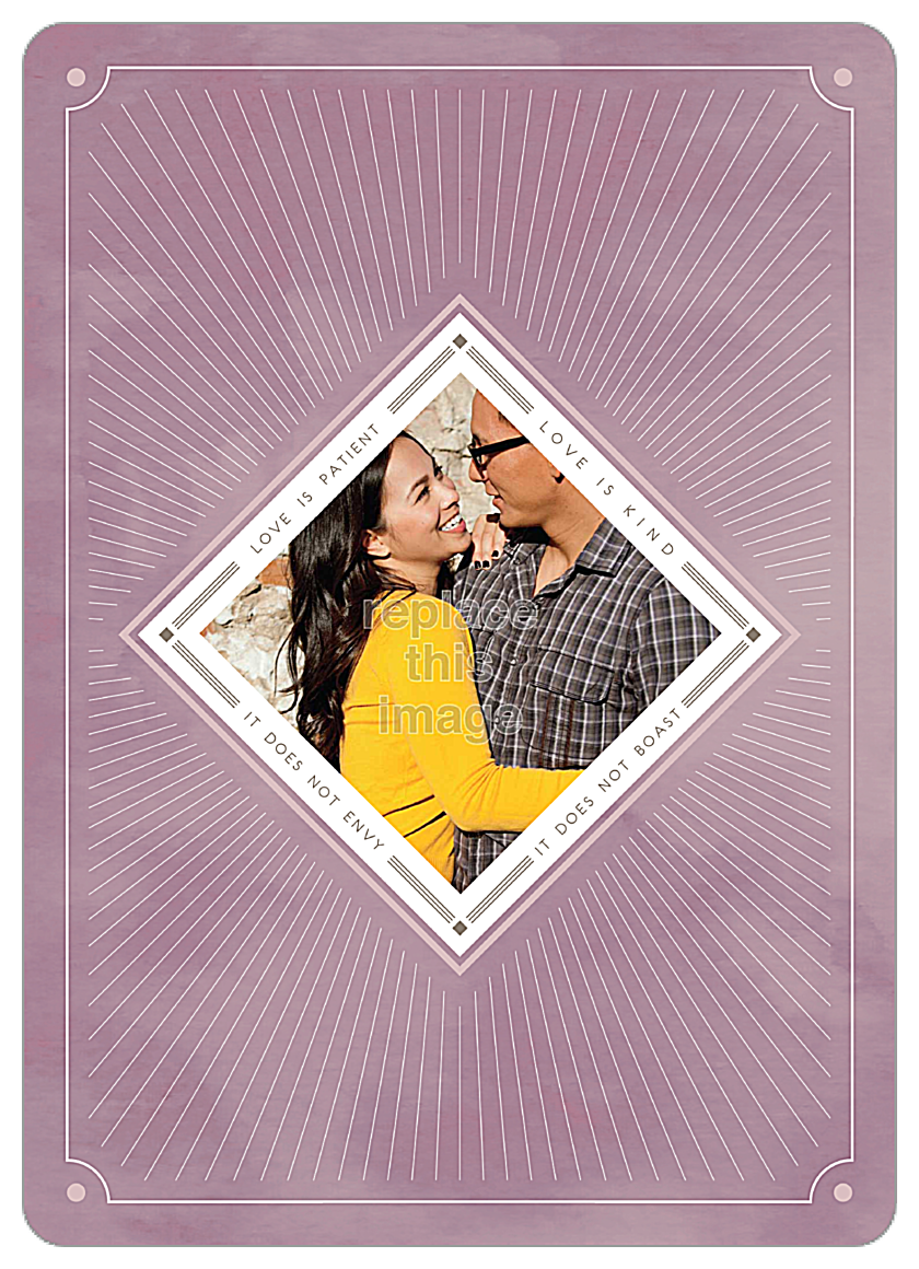 Love is Radiant front - Invitation Cards Maker