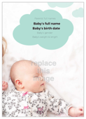 Raindrops Baby - invitation-cards Maker