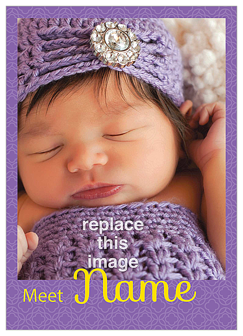 Bundle of Joy front - Invitation Cards Maker