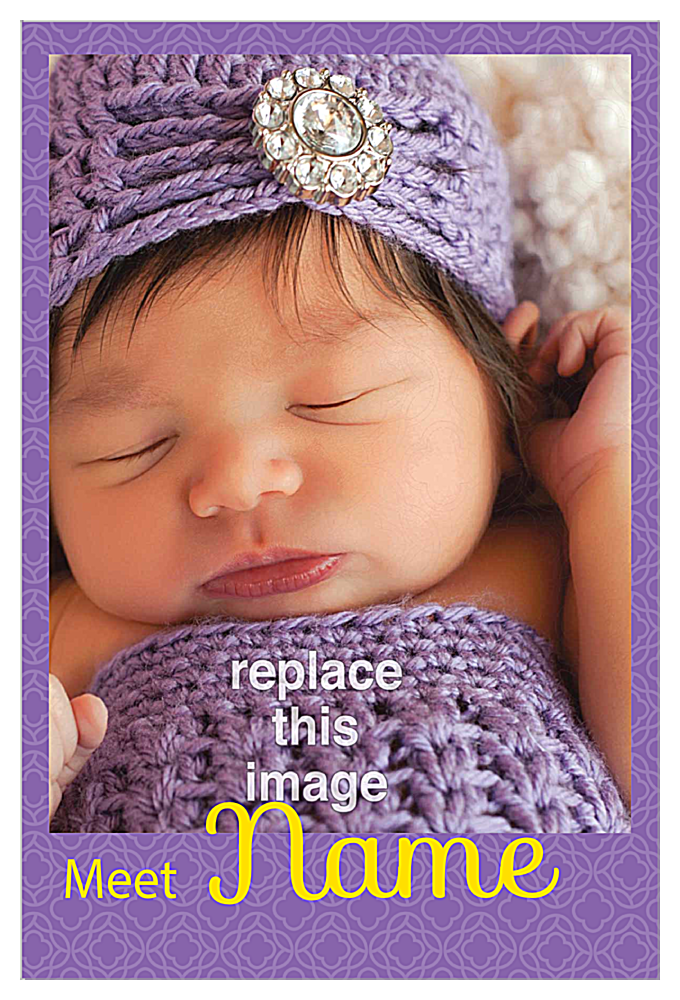 Bundle of Joy front - Invitation Cards Maker