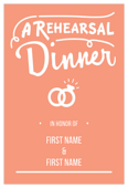 Practice at Dinner - invitation-cards Maker