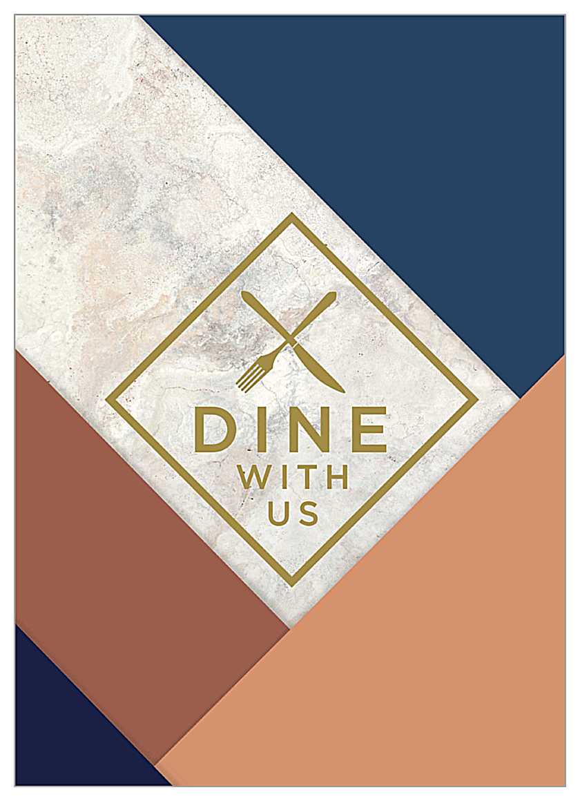 Dine With Us front - Invitation Cards Maker
