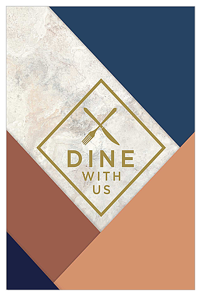 Dine With Us front - Invitation Cards Maker