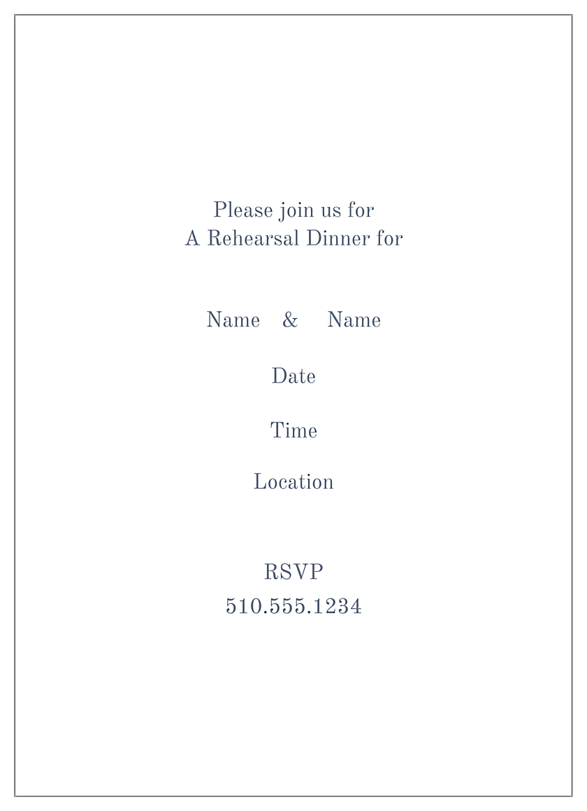Magnolia Rehearsal back - Invitation Cards Maker