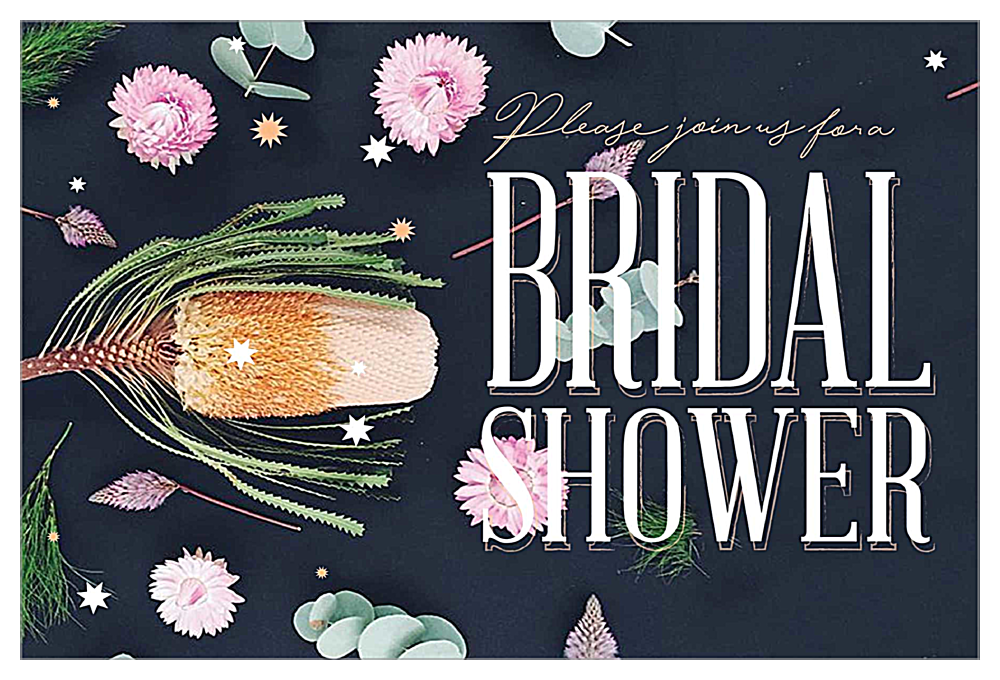 Eucalyptus for a Bride front - Invitation Cards Maker
