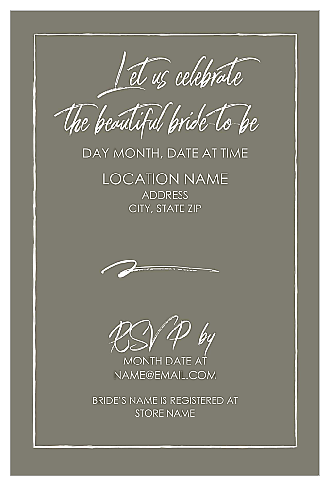 A Simple Pattern of love back - Invitation Cards Maker