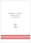 Striped Wreath - invitation-cards Maker