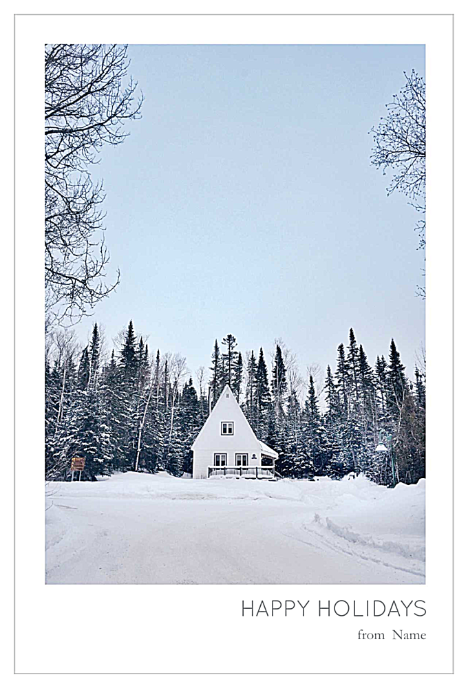 Wintertide Tidings front - Invitation Cards Maker