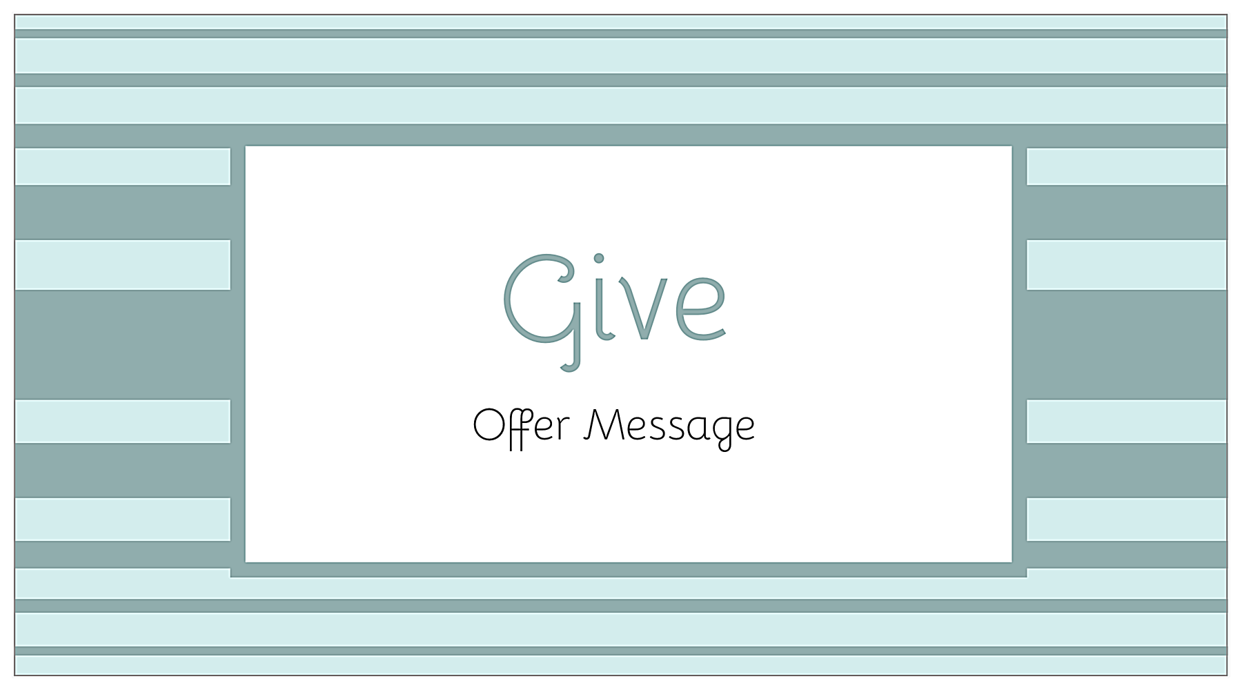 Customize Our Give Us A Stripe Postcard Design Template front - Postcards Maker
