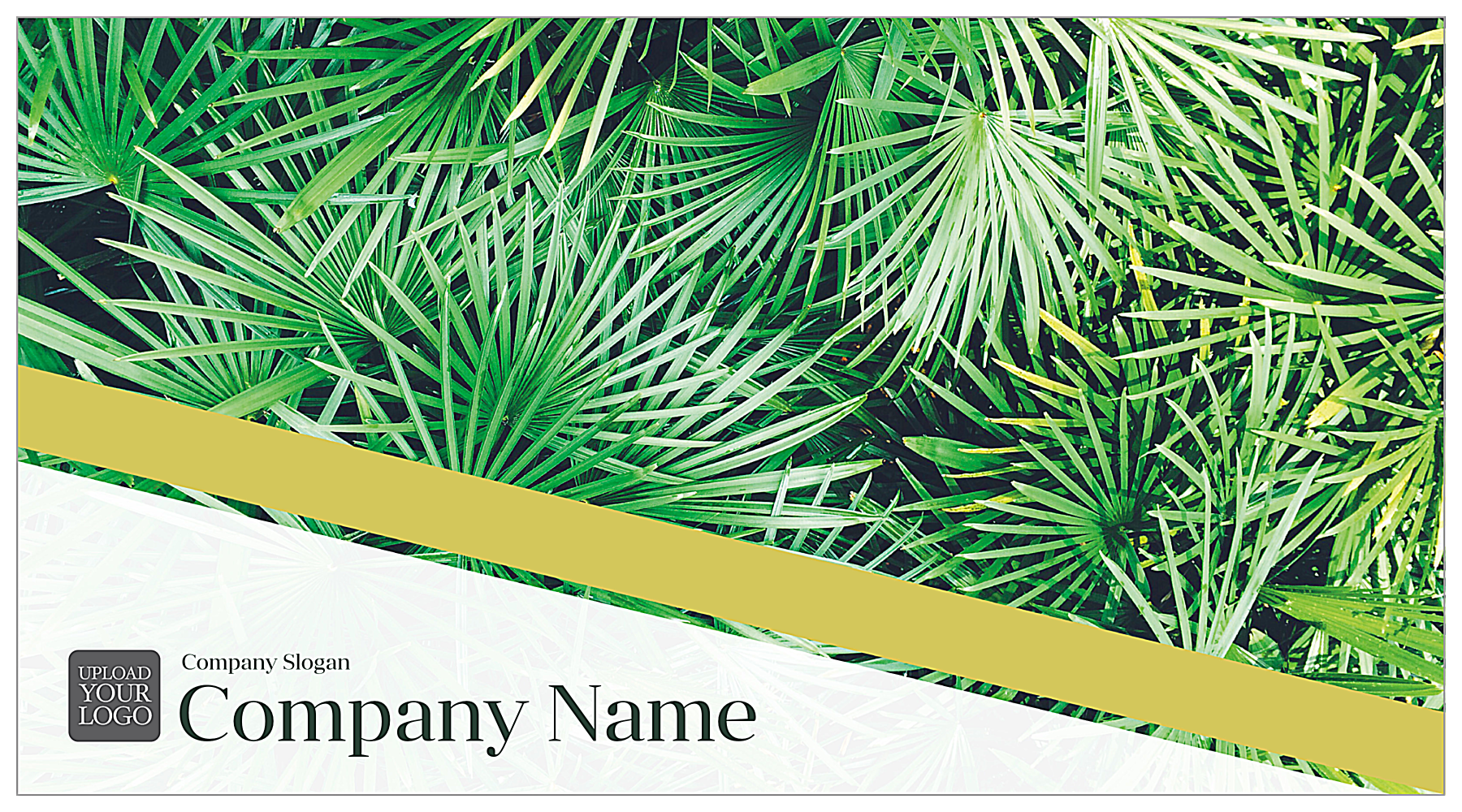 Palm Leaves front - Postcards Maker