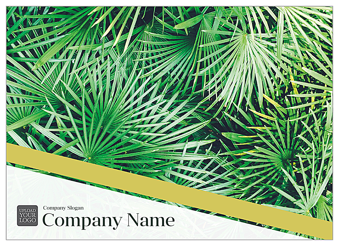 Palm Leaves front - Postcards Maker