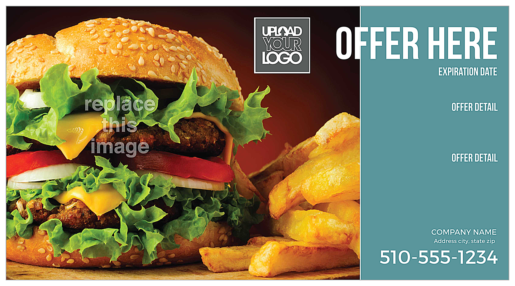 Your Photo Here front - Postcards Maker