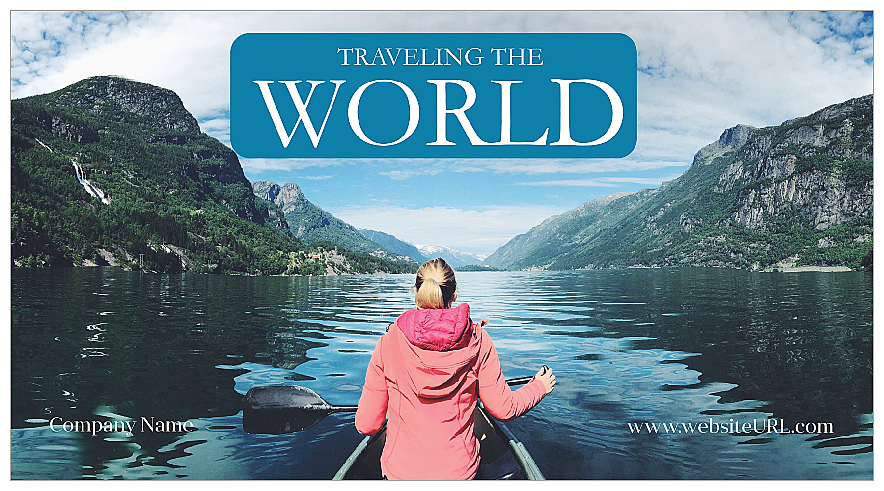 Travel The world front - Postcards Maker