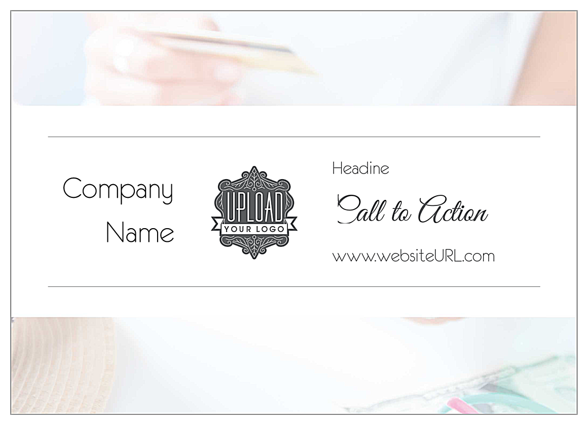 Soft Blue Retail front - Postcards Maker