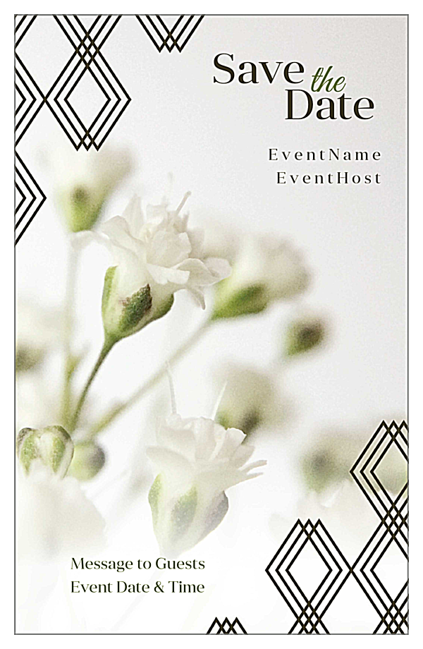 Diamond Flowers front - Standard Magnets Maker