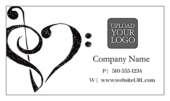 I Heart Music front - Standard Magnets Maker