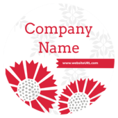 Floral Tiles - stickers-labels Maker
