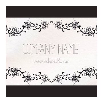 Customize Our Ornate Border Sticker Design Template front - Stickers Maker