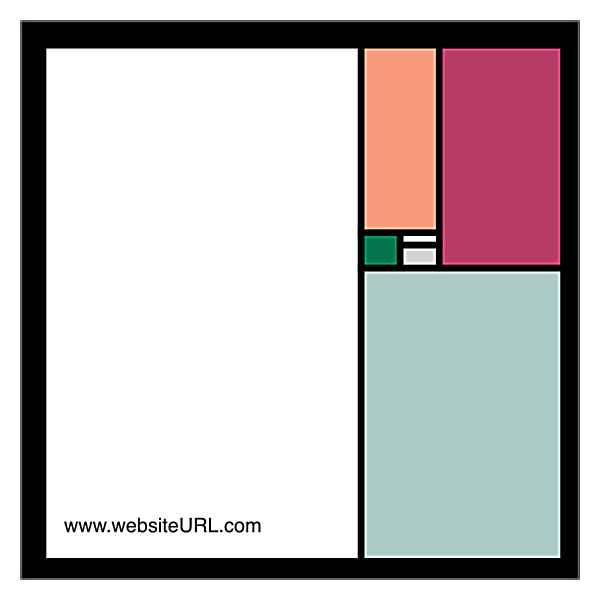Colored Rectangles back - Ultra Business Cards Maker