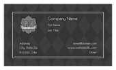 Gray Argyle - ultra-business-cards Maker
