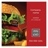 Burger & Fries - ultra-business-cards Maker