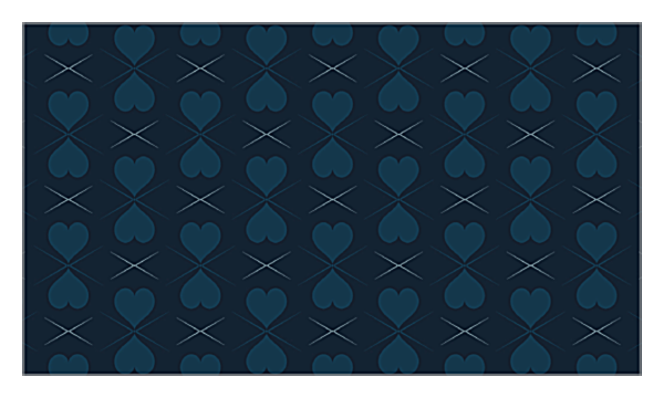 Pattern of Hearts back - Ultra Business Cards Maker