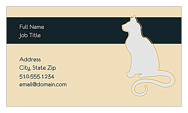 Couture Pets back - Ultra Business Cards Maker