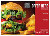 Burger & Fries - ultra-postcards Maker