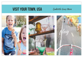 Small Town Tourism - ultra-postcards Maker